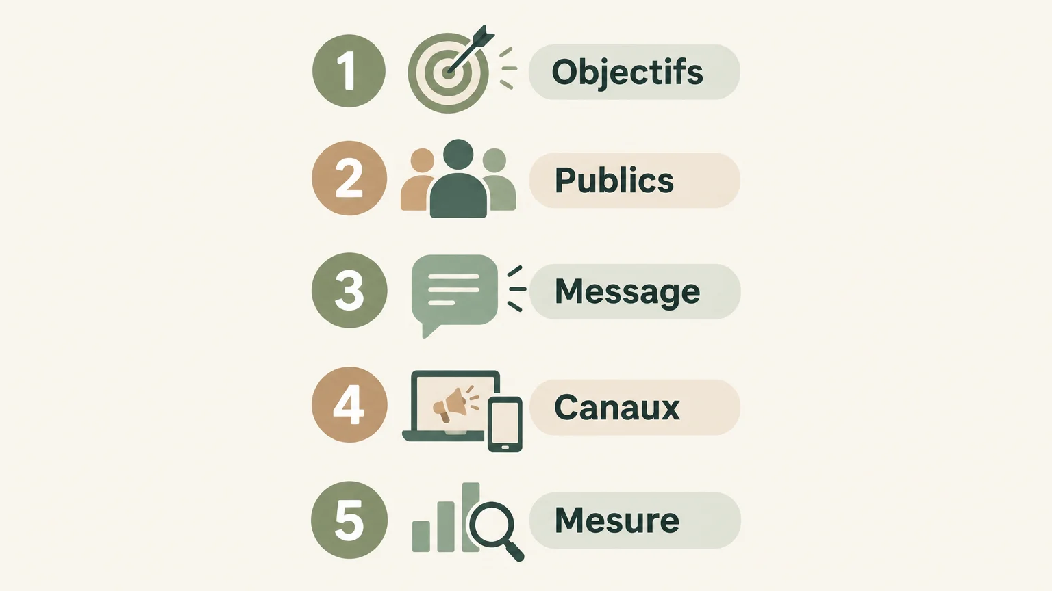 Cinq étapes pour planifier une communication marketing intégrée